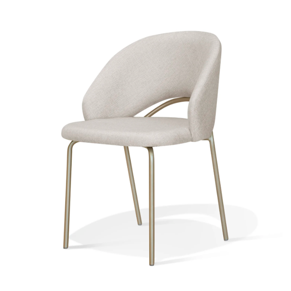 Cadeira Encosto Anatômico Estofado Slim Curve