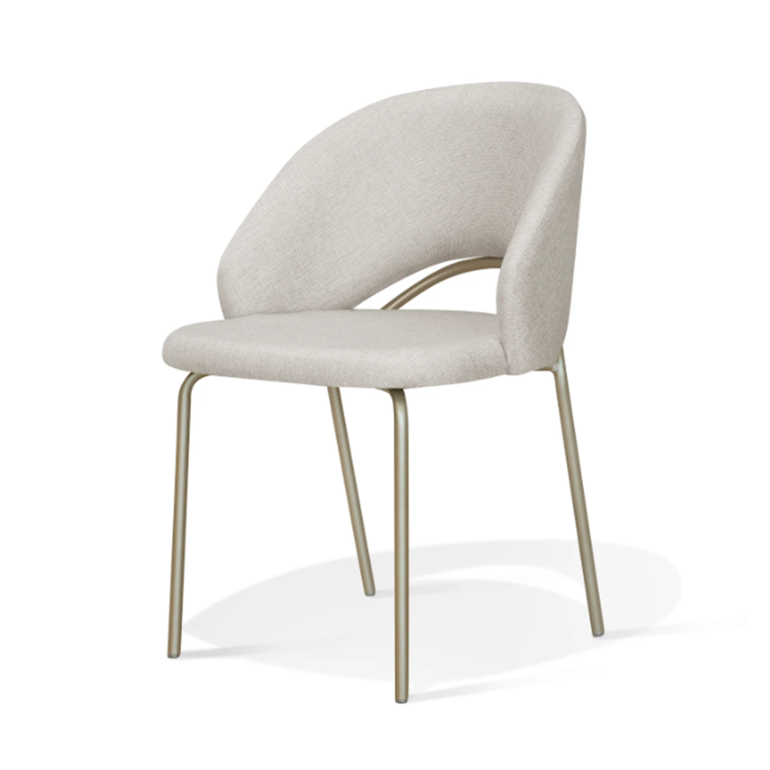 Cadeira Encosto Anatômico Estofado Slim Curve