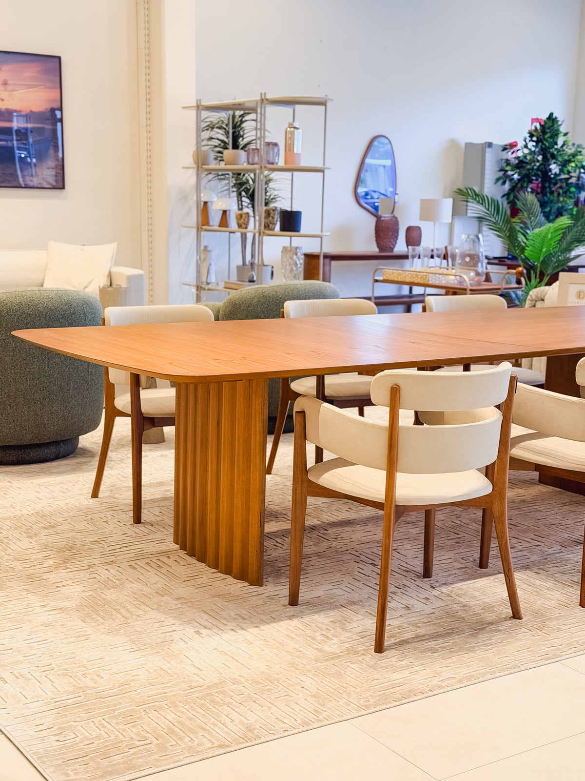 Mesa de Jantar Madeira de 3x1,20m