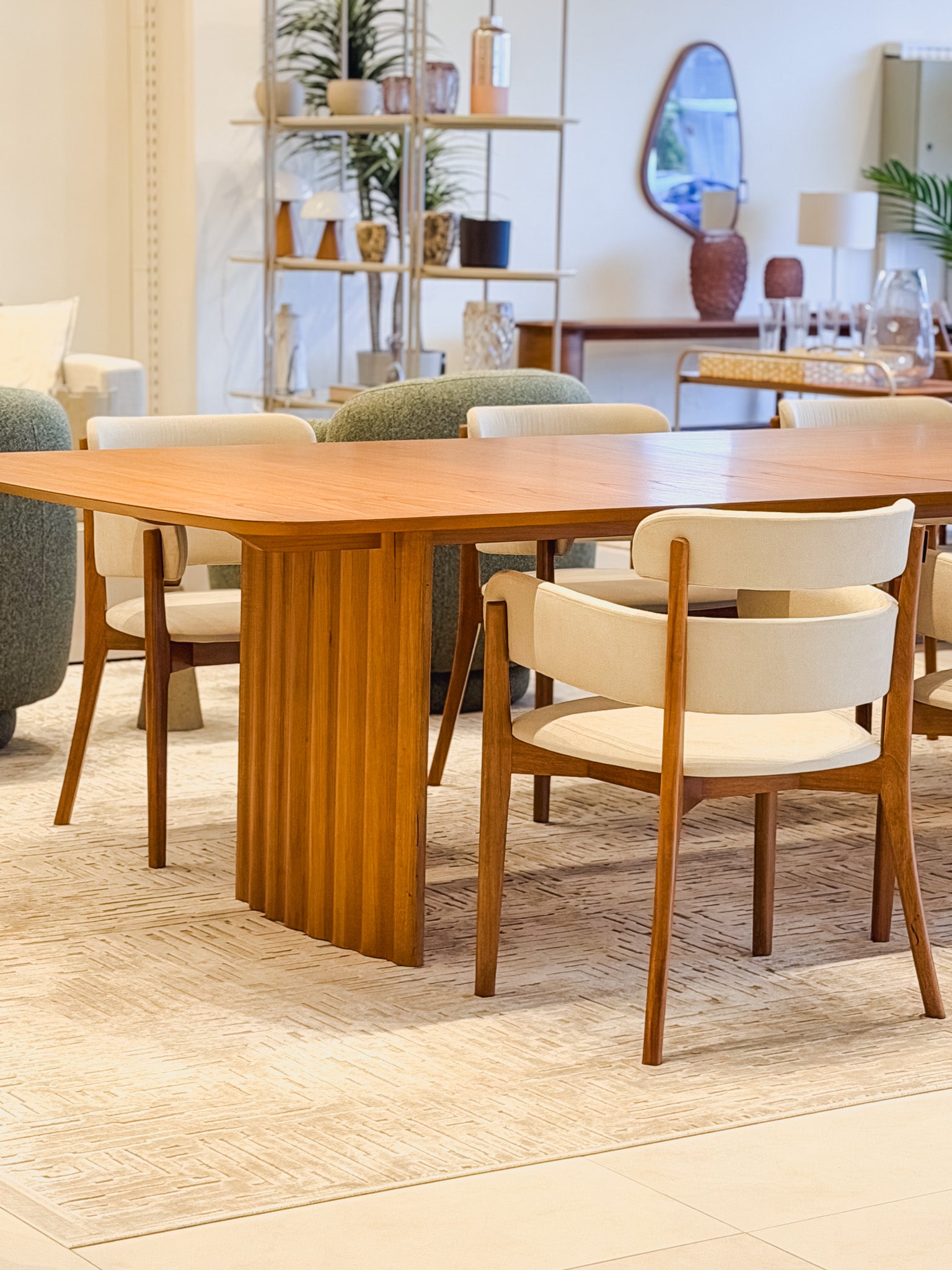 Mesa de Jantar Madeira de 3x1,20m