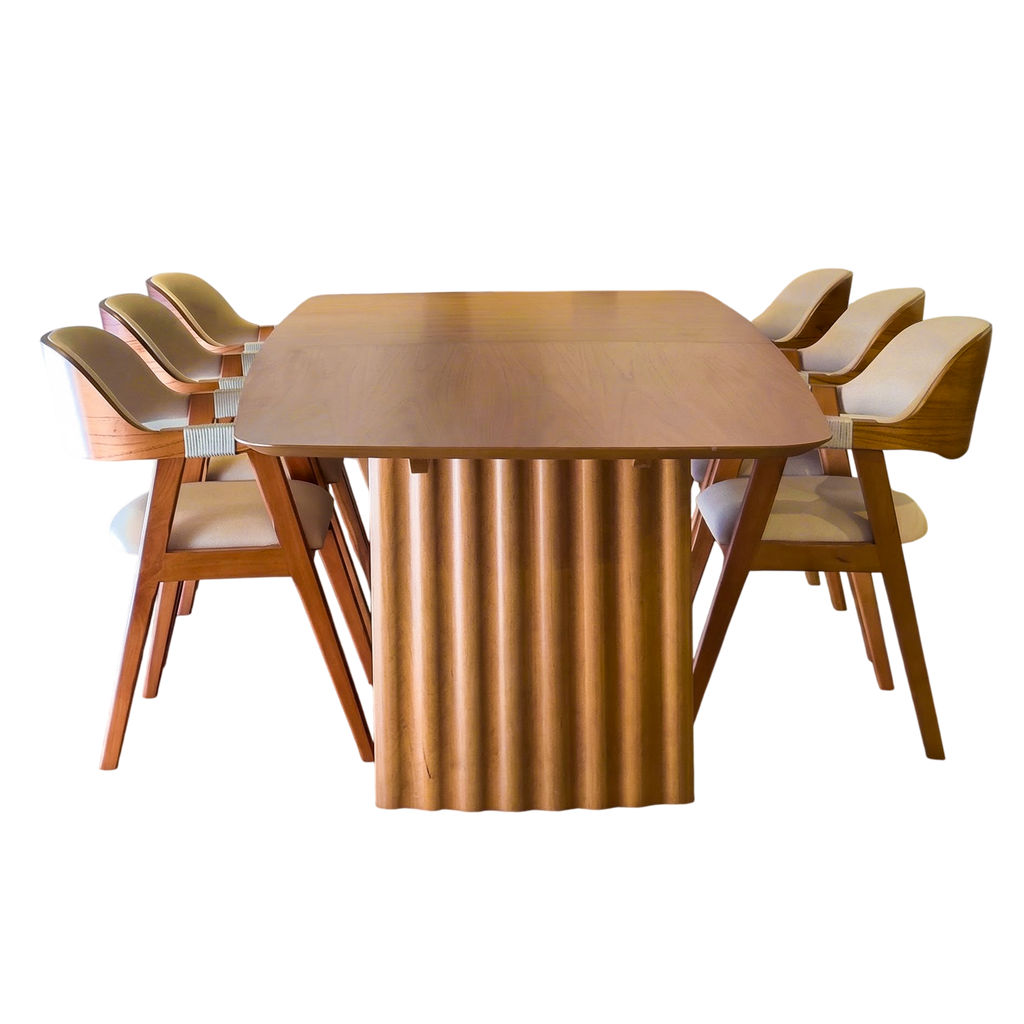 Mesa de Jantar Madeira de 3x1,20m
