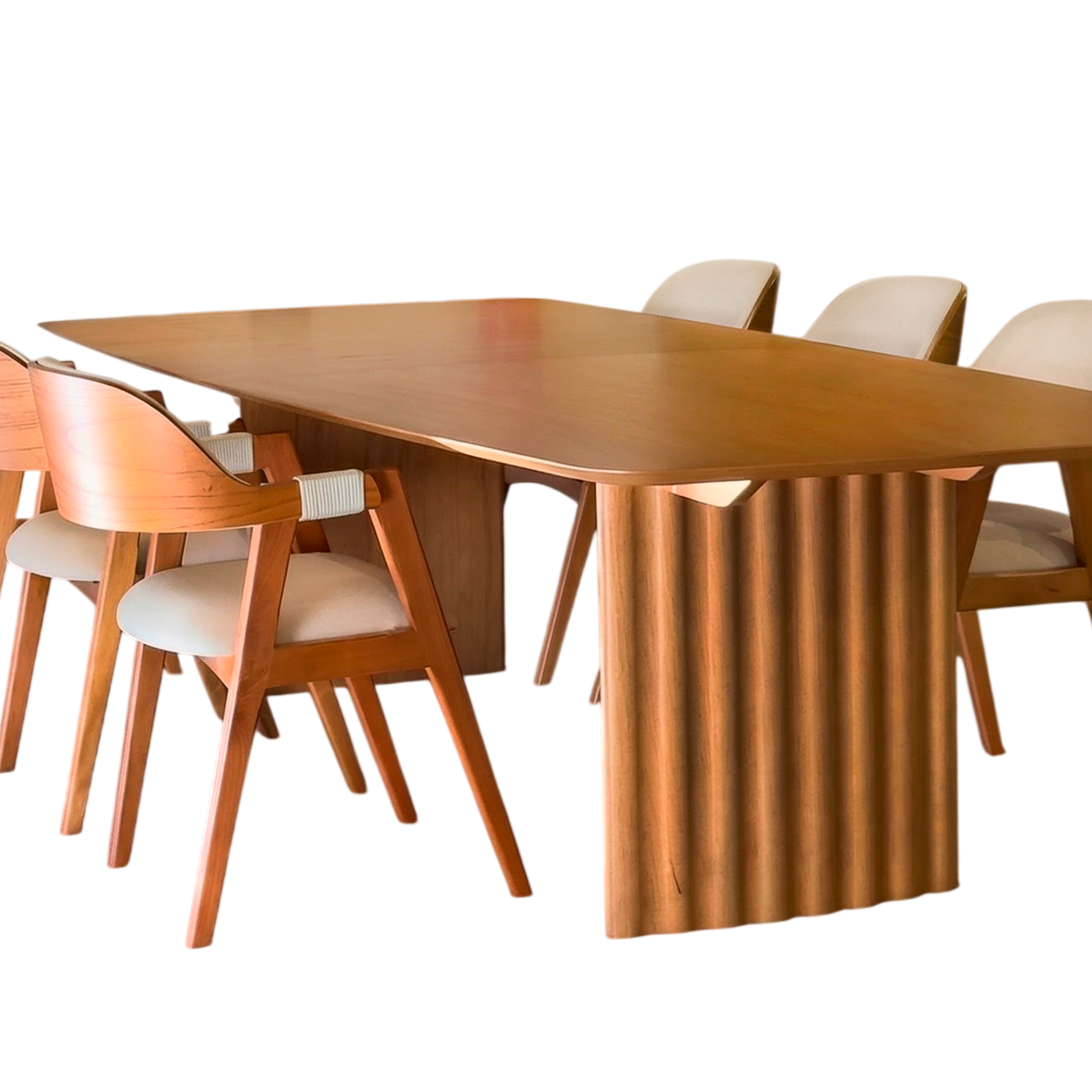 Mesa de Jantar Madeira de 3x1,20m