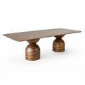 Mesa de Jantar Ampulheta em Madeira