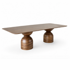 Mesa de Jantar Ampulheta em Madeira