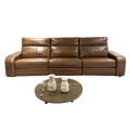 Sofa Retratil em Couro Automatizado de 3,20m