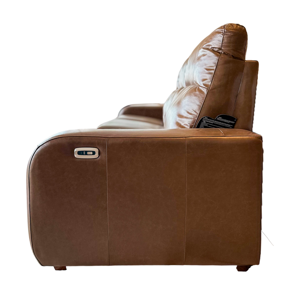 Sofa Retratil em Couro Automatizado de 3,20m