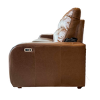 Sofa Retratil em Couro Automatizado de 3,20m