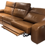 Sofa Retratil em Couro Automatizado de 3,20m