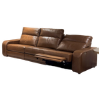 Sofa Retratil em Couro Automatizado de 3,20m
