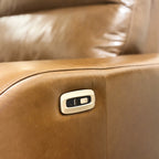Sofa Retratil em Couro Automatizado de 3,20m
