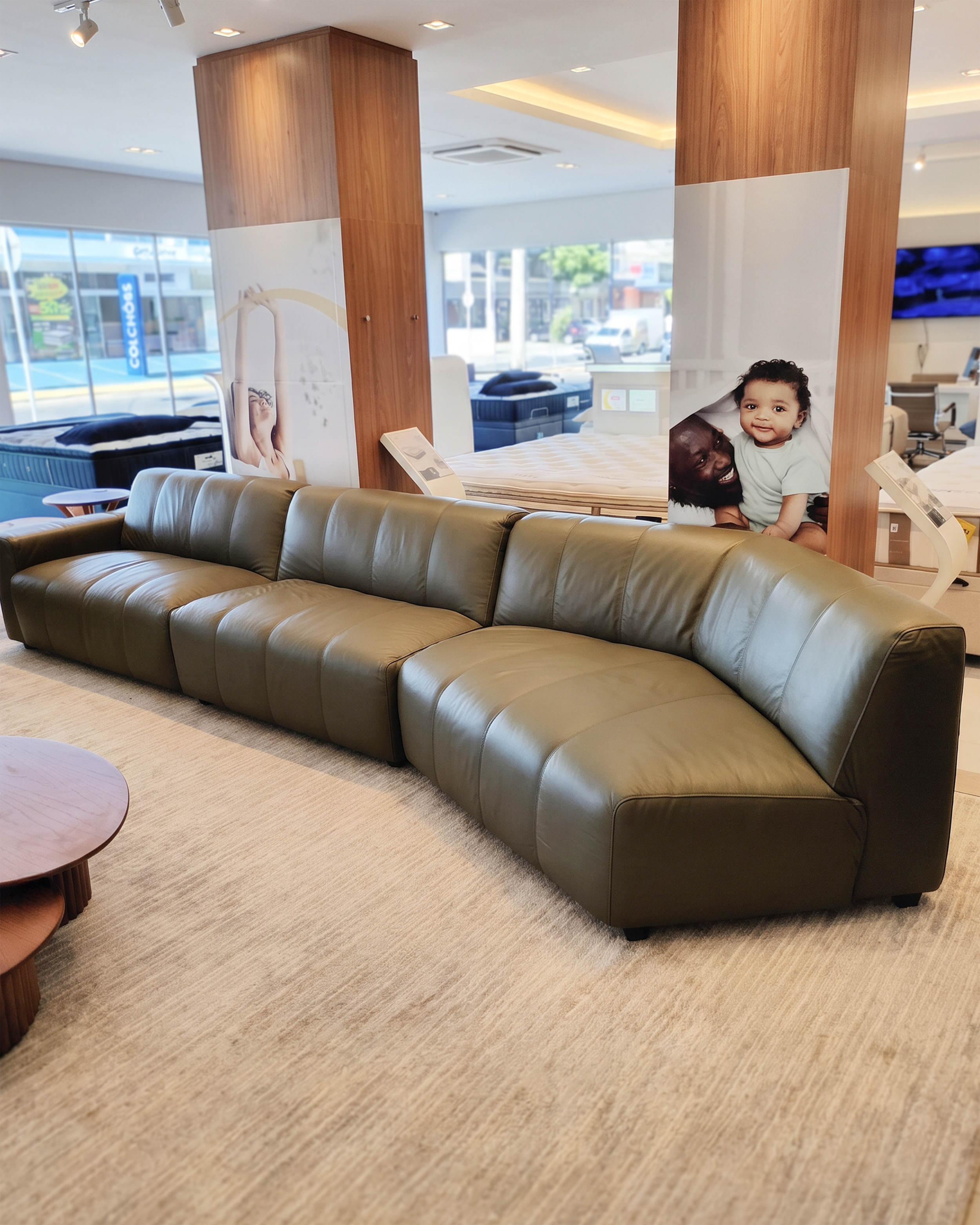 Sofá em Couro 4,30m