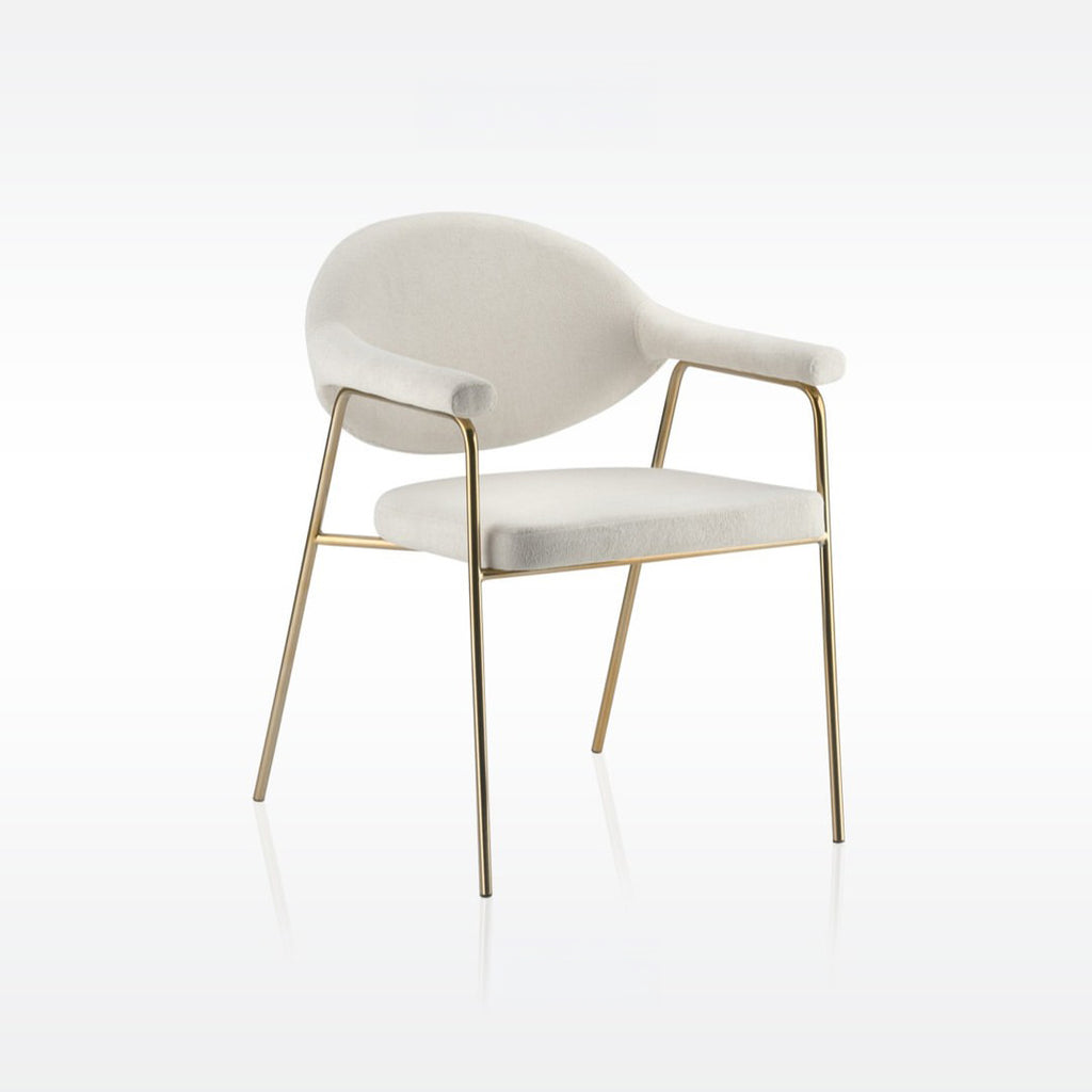 Cadeira Estofada Encosto Anatômico Slim Curve