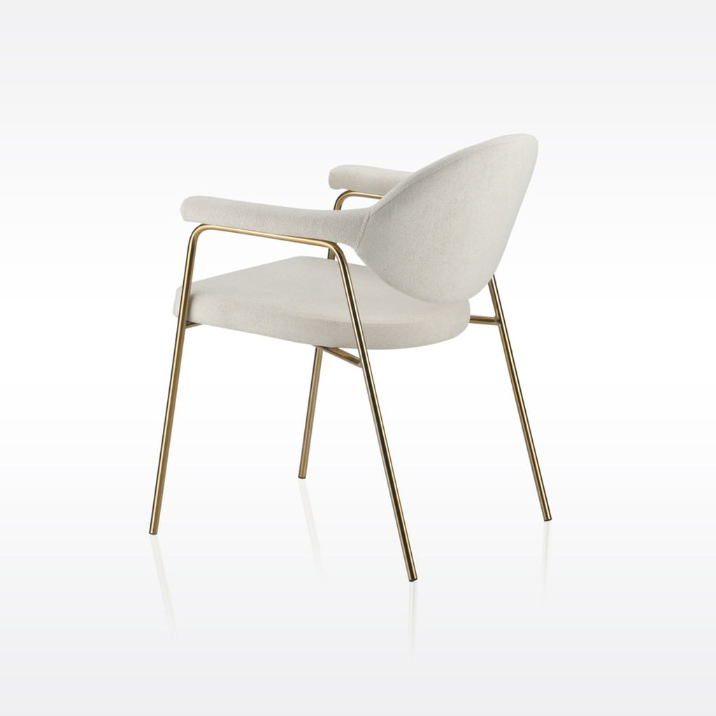 Cadeira Estofada Encosto Anatômico Slim Curve